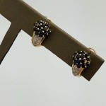 14K	Yellow Gold	4.6	g			SAPPHIRE		Huggie	Earrings	0.25	ct