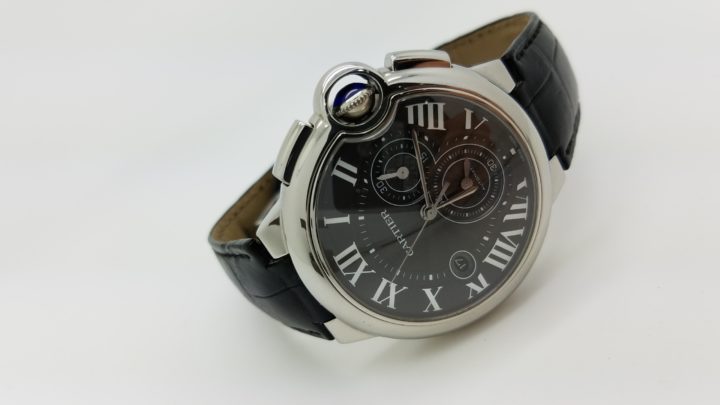 CARTIER	BALLON BLEU chronograph	3109 - W6920052	BLACK roman	Stainless Steel	Genuine Leather	44mm			Mechanical (Automatic)	Watch