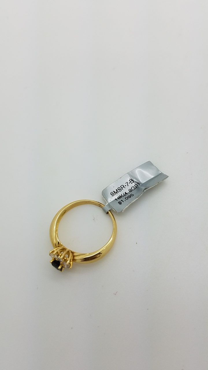 18K	Yellow Gold		OVAL	Cut			SAPPHIRE	DIAMOND	COCKTAIL	ring