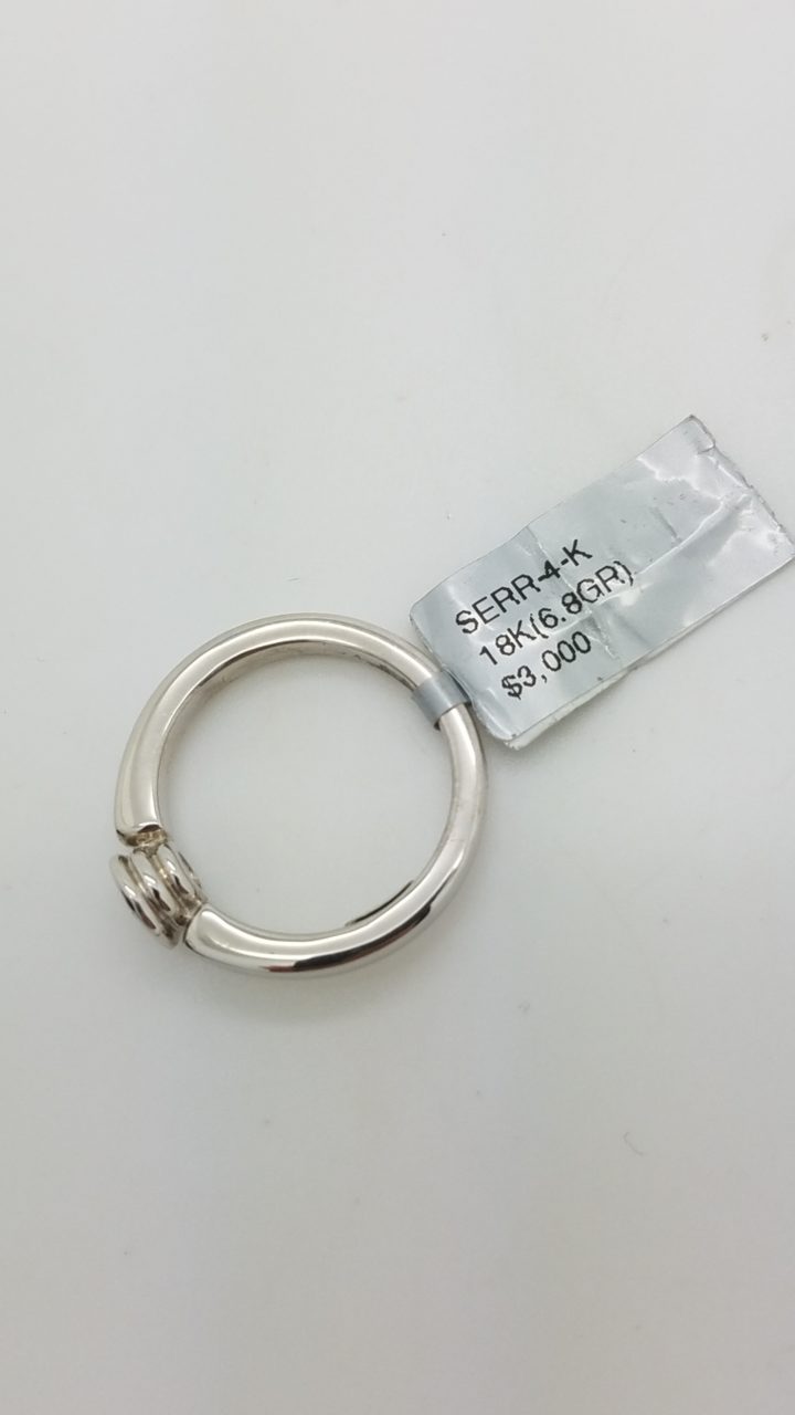 18K	White Gold	Bezel Engagement	0.50	ct.	R	Cut	Diamond	G	VS