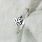 14K	White Gold	Crown head 	0.55	ct.	R	Cut	Diamond	J	VS	6-prong	Solitaire	Engagement-Ring