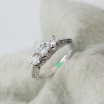 14K	White Gold	past preset future	1.25	ct.	Round	Cut	Diamond	I	SI2	Shared Prong	Three-Stone	Engagement-Ring