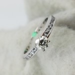 14K	White Gold	channel eternity band	0.47+0.80	ct.	Round	Cut	Diamond	J	VS2	4-prong	Solitaire with Accents	Engagement-Ring