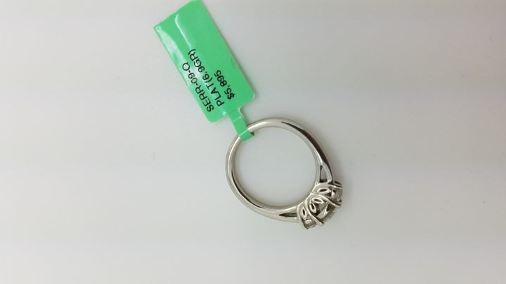 Platinum	BAILEY BANKS	1.00	CT	Round	CUT	DIAMOND		Three-Stone		Engagement-Ring