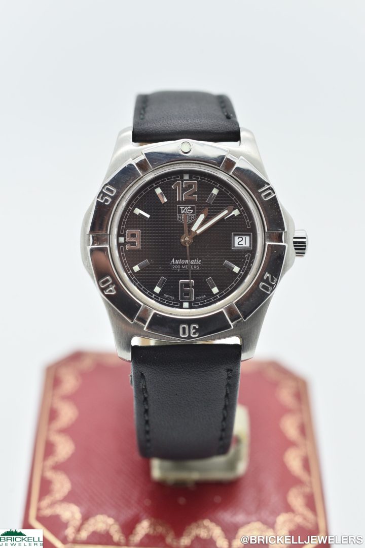 TAG HEUER        200 METERS        wn2111       BLACK                                        Stainless Steel        Genuine Leather        38mm        Mechanical (Automatic)        WATCH