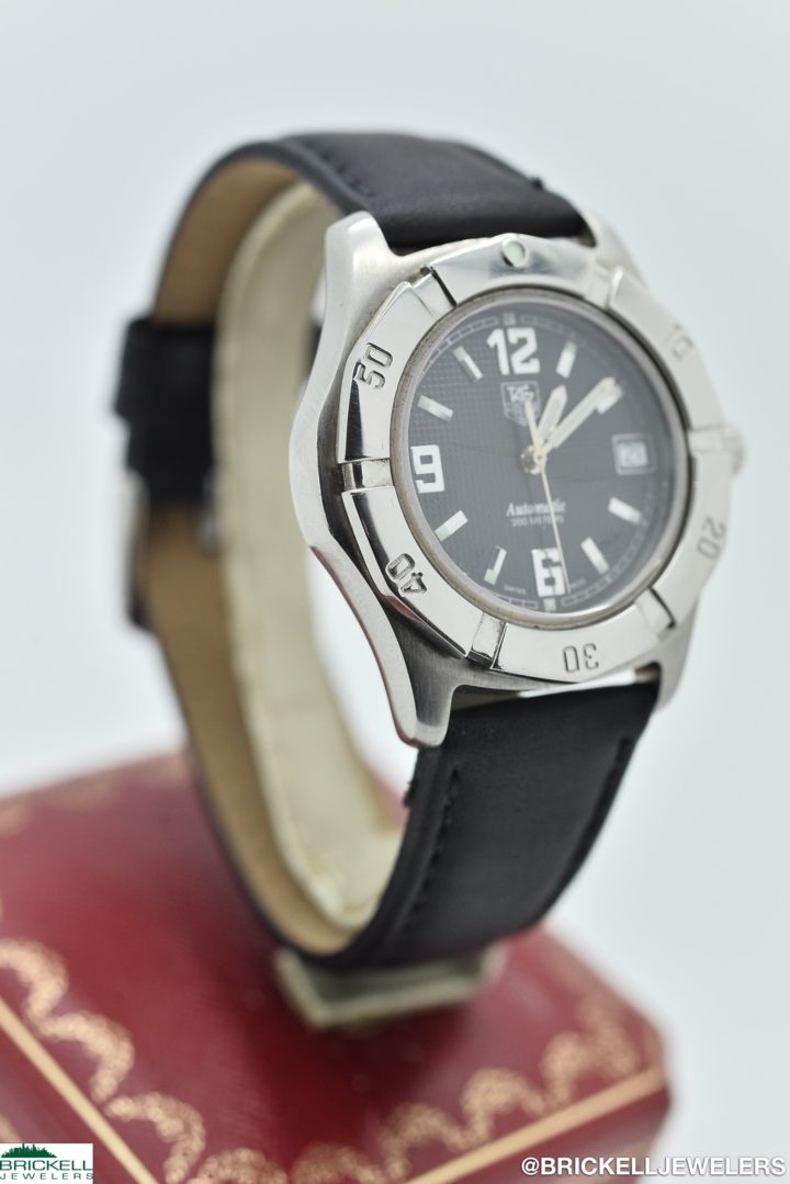 TAG HEUER        200 METERS        wn2111       BLACK                                        Stainless Steel        Genuine Leather        38mm        Mechanical (Automatic)        WATCH