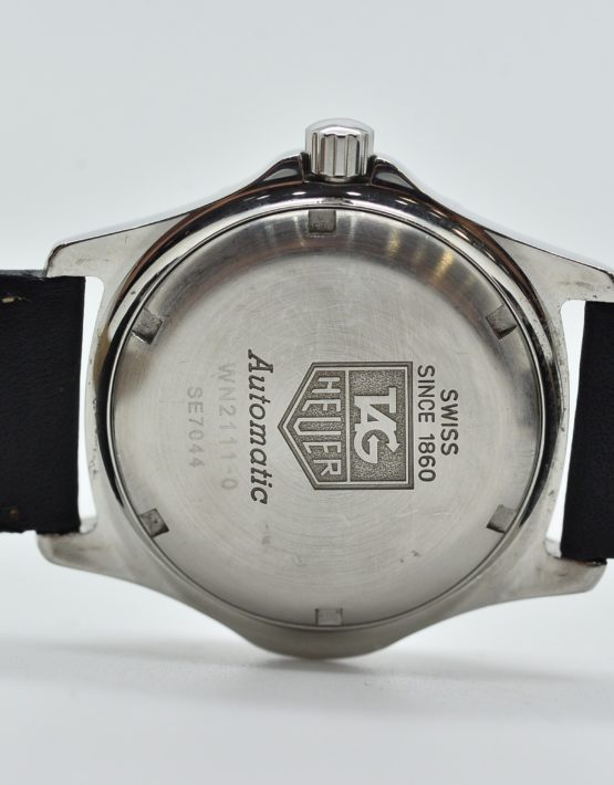 TAG HEUER        200 METERS        wn2111       BLACK                                        Stainless Steel        Genuine Leather        38mm        Mechanical (Automatic)        WATCH