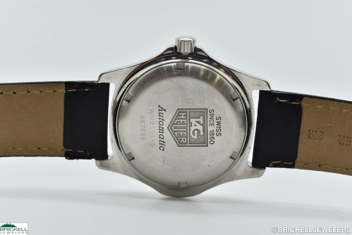 TAG HEUER        200 METERS        wn2111       BLACK                                        Stainless Steel        Genuine Leather        38mm        Mechanical (Automatic)        WATCH