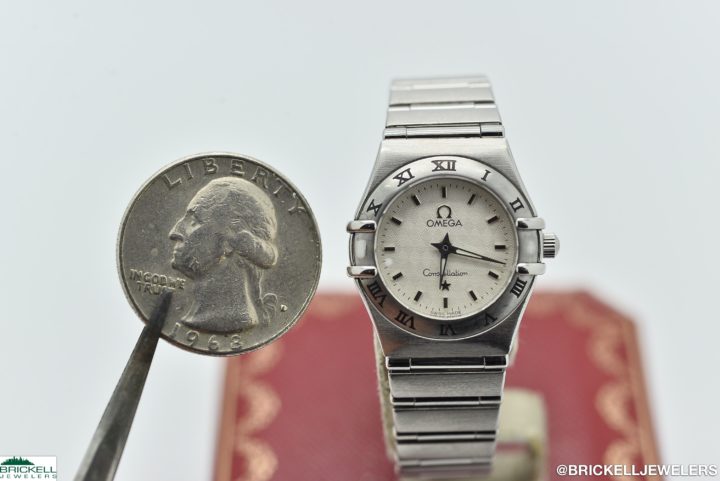 OMEGA	CONSTELLATION LADIES		SILVER / GREY					Stainless Steel		24MM	Quartz (Battery)	WATCH