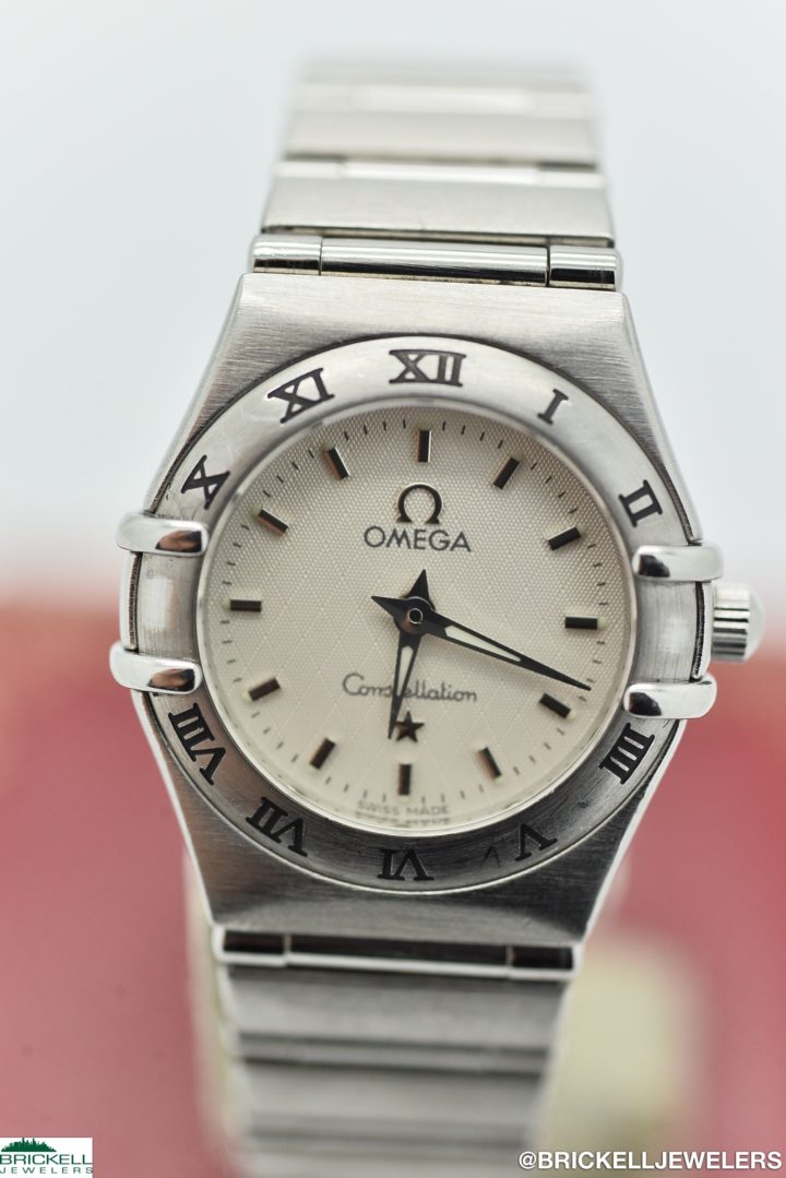 OMEGA	CONSTELLATION LADIES		SILVER / GREY					Stainless Steel		24MM	Quartz (Battery)	WATCH