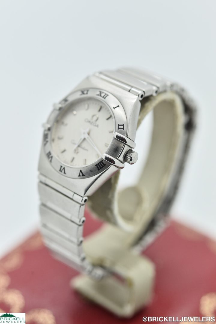 OMEGA	CONSTELLATION LADIES		SILVER / GREY					Stainless Steel		24MM	Quartz (Battery)	WATCH