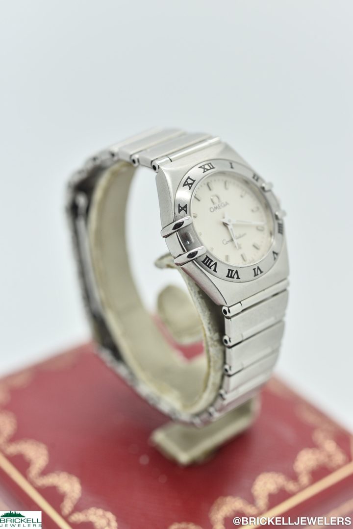 OMEGA	CONSTELLATION LADIES		SILVER / GREY					Stainless Steel		24MM	Quartz (Battery)	WATCH