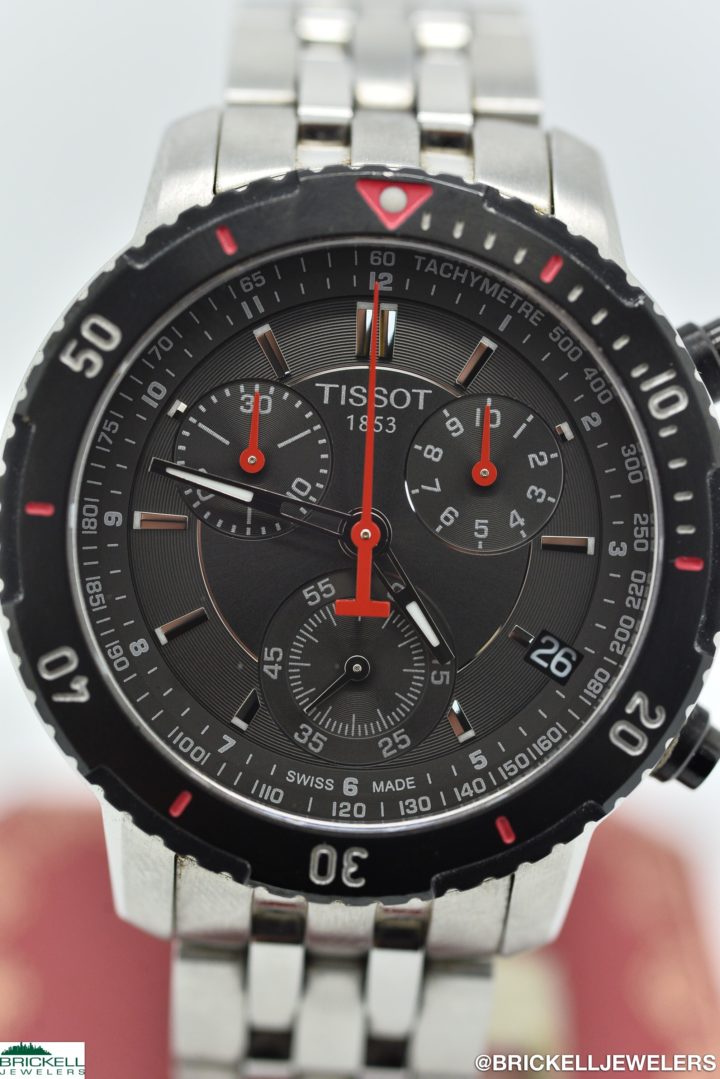 TISSOT	PRS 200 CHRONOGRAPH	T067417A	BLACK					Stainless Steel			Quartz (Battery)	WATCH