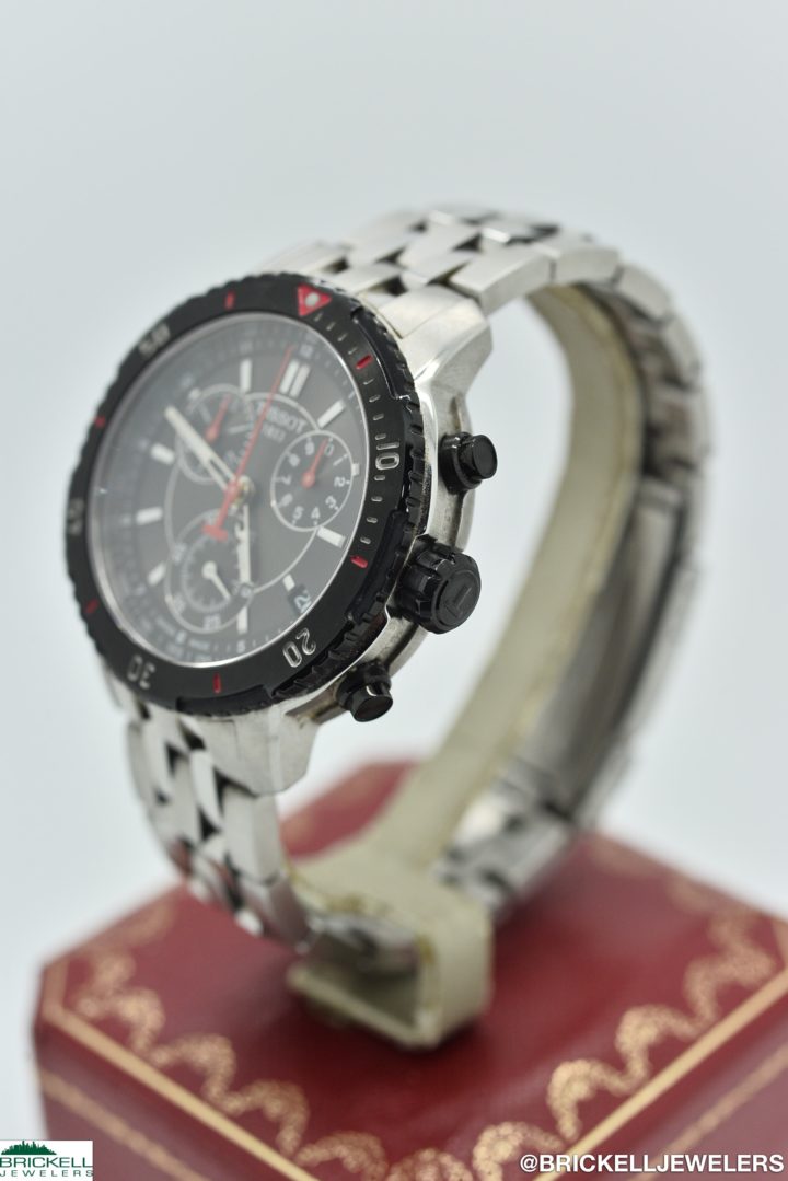 TISSOT	PRS 200 CHRONOGRAPH	T067417A	BLACK					Stainless Steel			Quartz (Battery)	WATCH