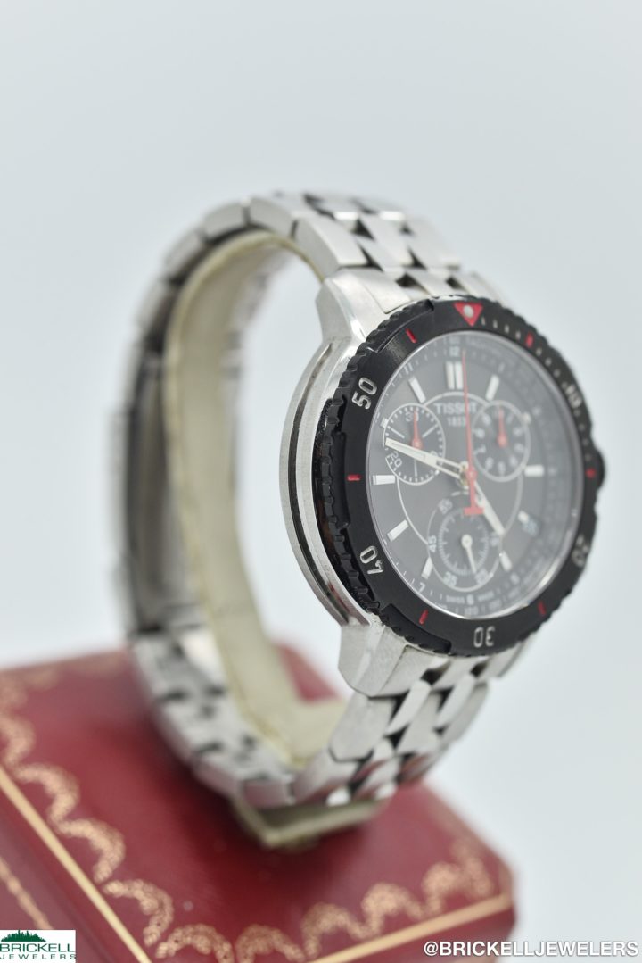 TISSOT	PRS 200 CHRONOGRAPH	T067417A	BLACK					Stainless Steel			Quartz (Battery)	WATCH