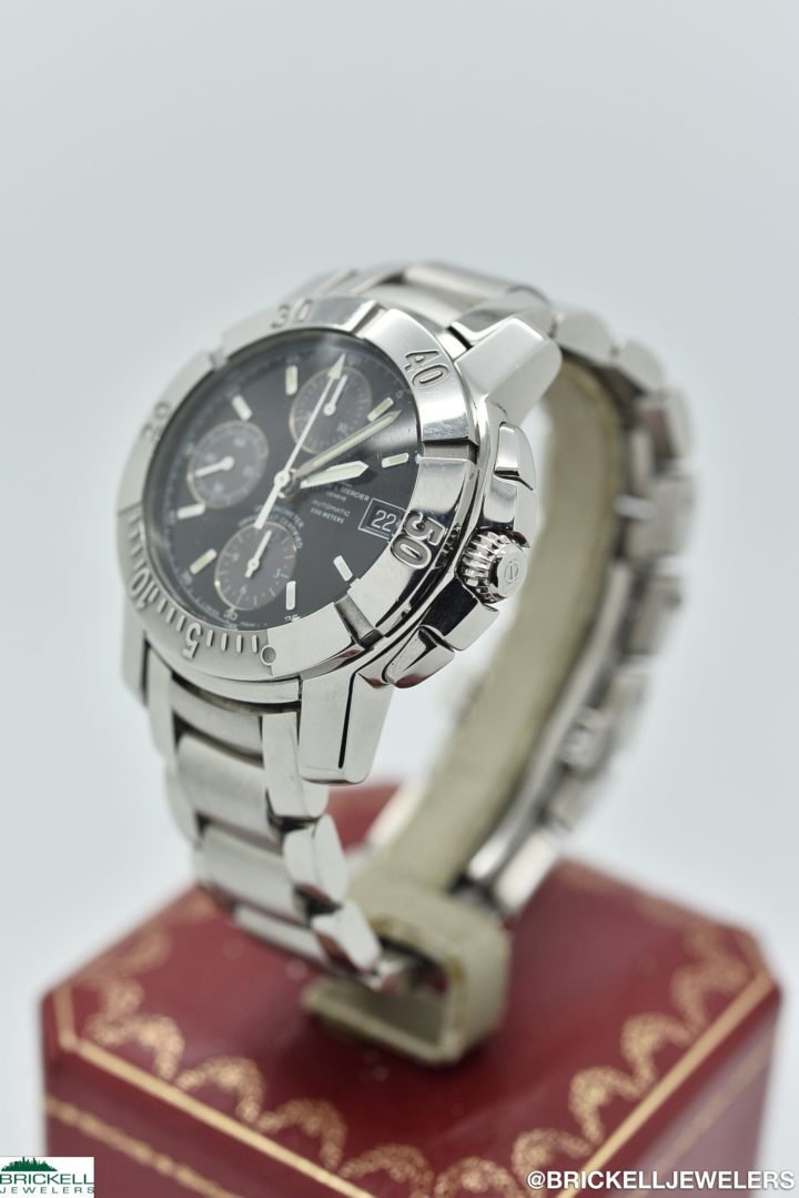 BAUME&MERCIER	CAPELAND CHRONO		BLACK					Stainless Steel			Mechanical (Automatic)	WATCH