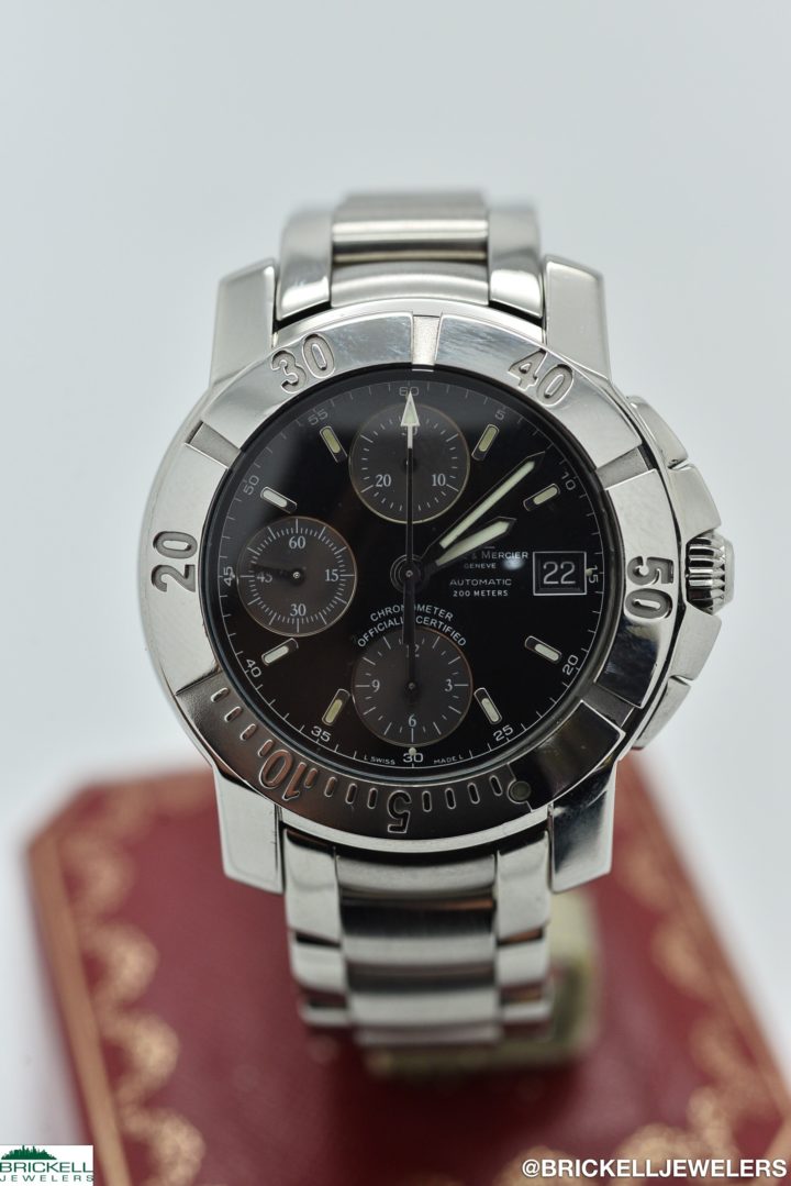 BAUME&MERCIER	CAPELAND CHRONO		BLACK					Stainless Steel			Mechanical (Automatic)	WATCH