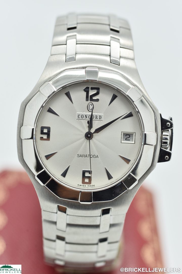 CONCORD	SARATOGA		SILVER / GREY					Stainless Steel			Quartz (Battery)	WATCH