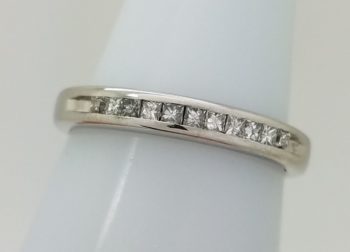 Platinum Diamond Wedding Band 0.30 ct